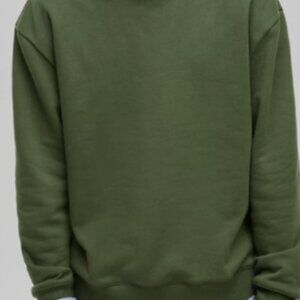 Mode of One Mens Relaxed Fit Fleece Sweatshirt Black Forest Size S